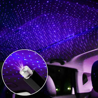 Romantic LED Starry Sky Night Light 5V USB Interface Galaxy Star Projector Lamp for Car Roof Room Ceiling Decor Plug and Play